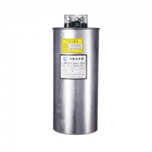 Cylindrical self healing power capacitor
